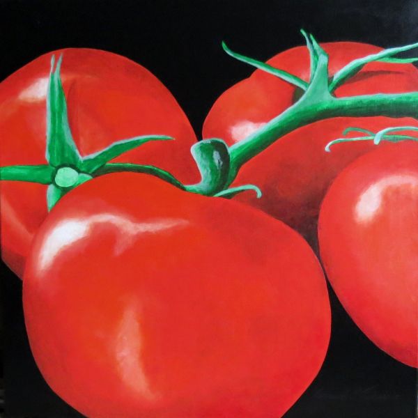 De 4 Tomater B,H: 60x60. Sold
